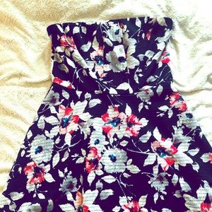 Strapless A-frame Dress